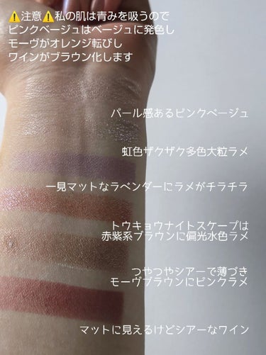 スプリング/サマー コレクション 限定アイパレット2種/shu uemura/パウダーアイシャドウを使ったクチコミ（5枚目）