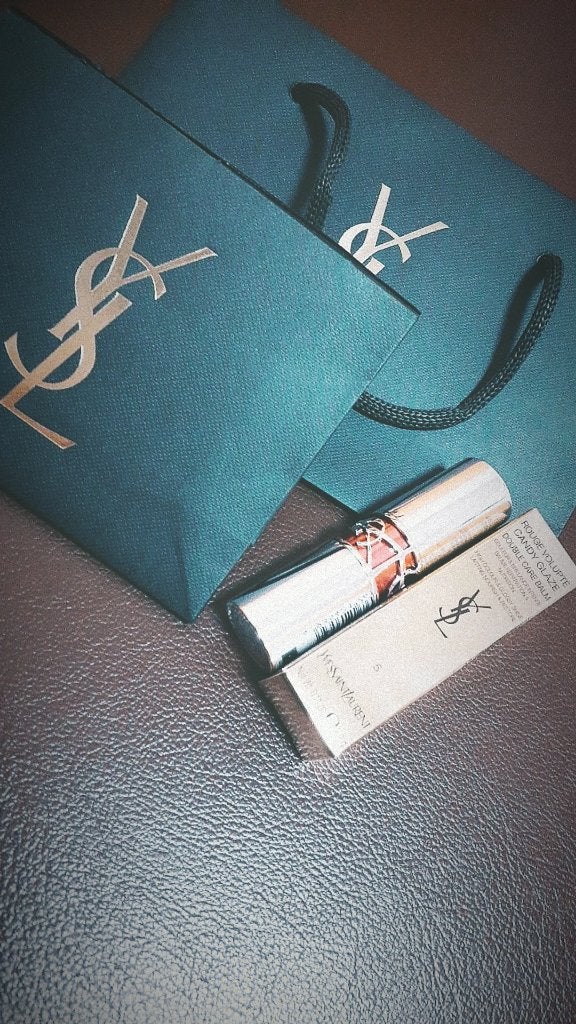 YSL ラブシャイン キャンディグレーズ/YVES SAINT LAURENT BEAUTE/口紅を使ったクチコミ(2枚目)