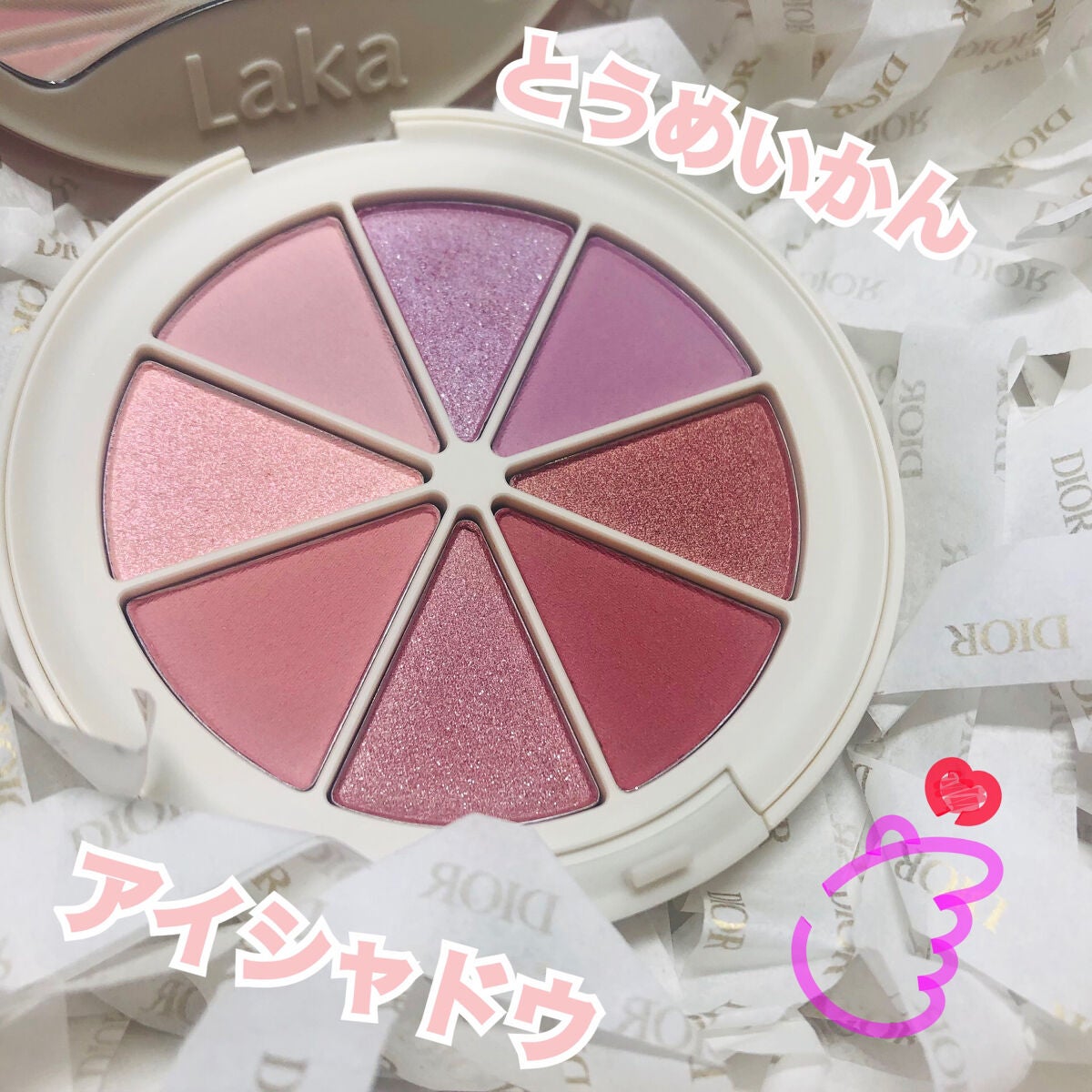 ミドルトーンアイシャドウコレクターパレット/Laka/アイシャドウパレットを使ったクチコミ(1枚目)