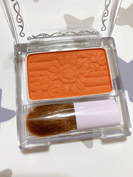 【旧品】パウダーチークス PW25 シュガーオレンジ/キャンメイク/パウダーチークを使ったクチコミ(1枚目)