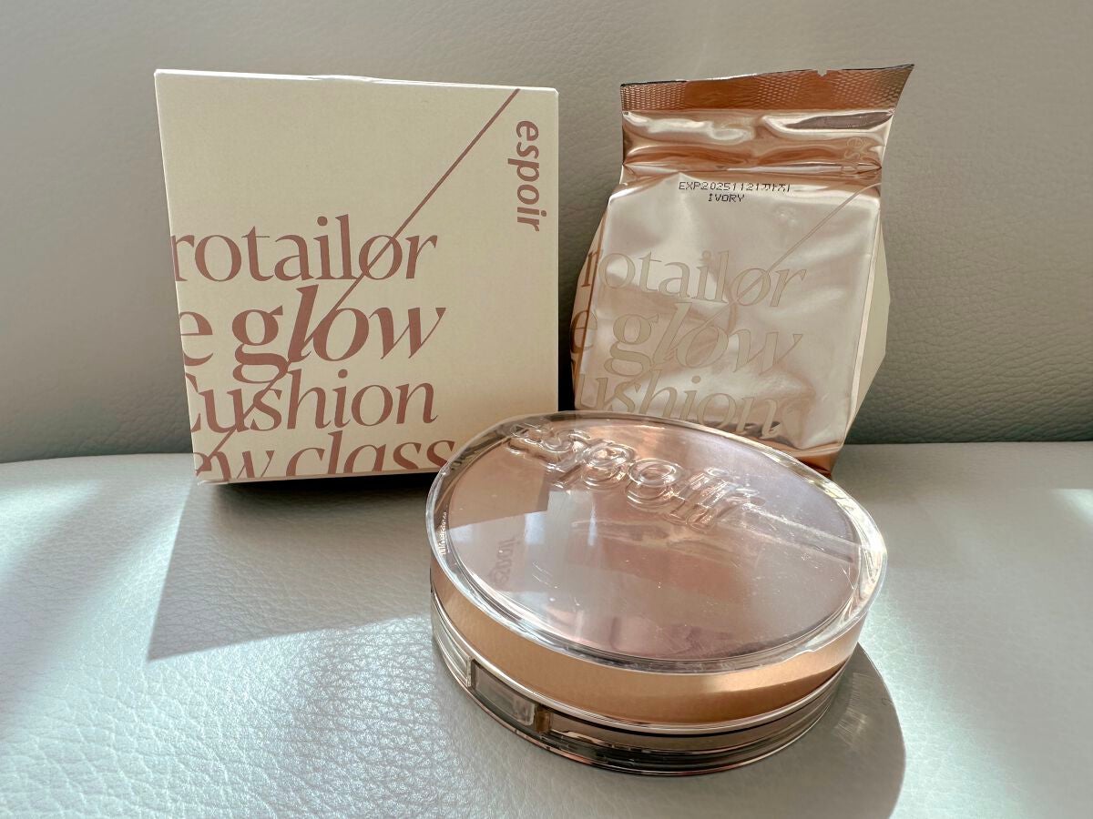 プロテーラービーグロウクッション ニュークラス/espoir/クッションファンデーションを使ったクチコミ(2枚目)