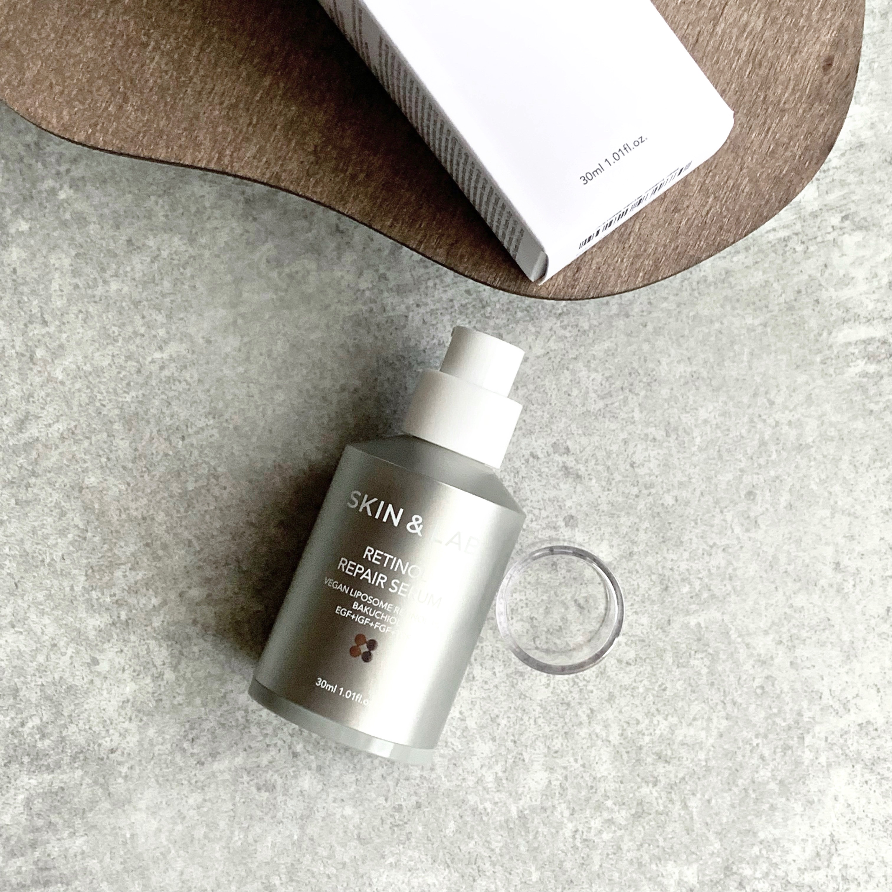 ヴィーガンリポソームレチノールセラム/SKIN&LAB/美容液を使ったクチコミ（2枚目）