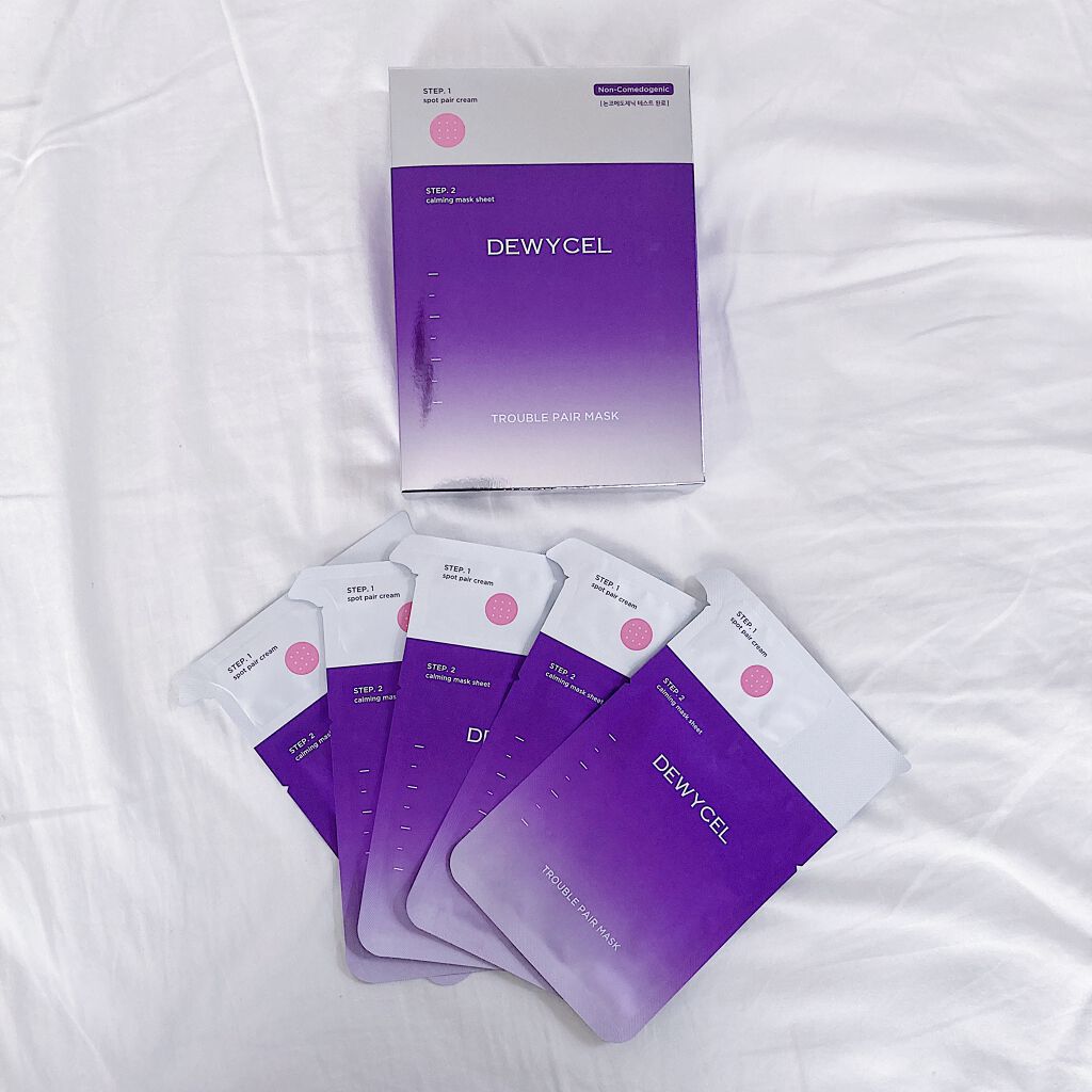 トラブルペアーマスク/DEWYCEL/シートマスク・パックを使ったクチコミ（1枚目）