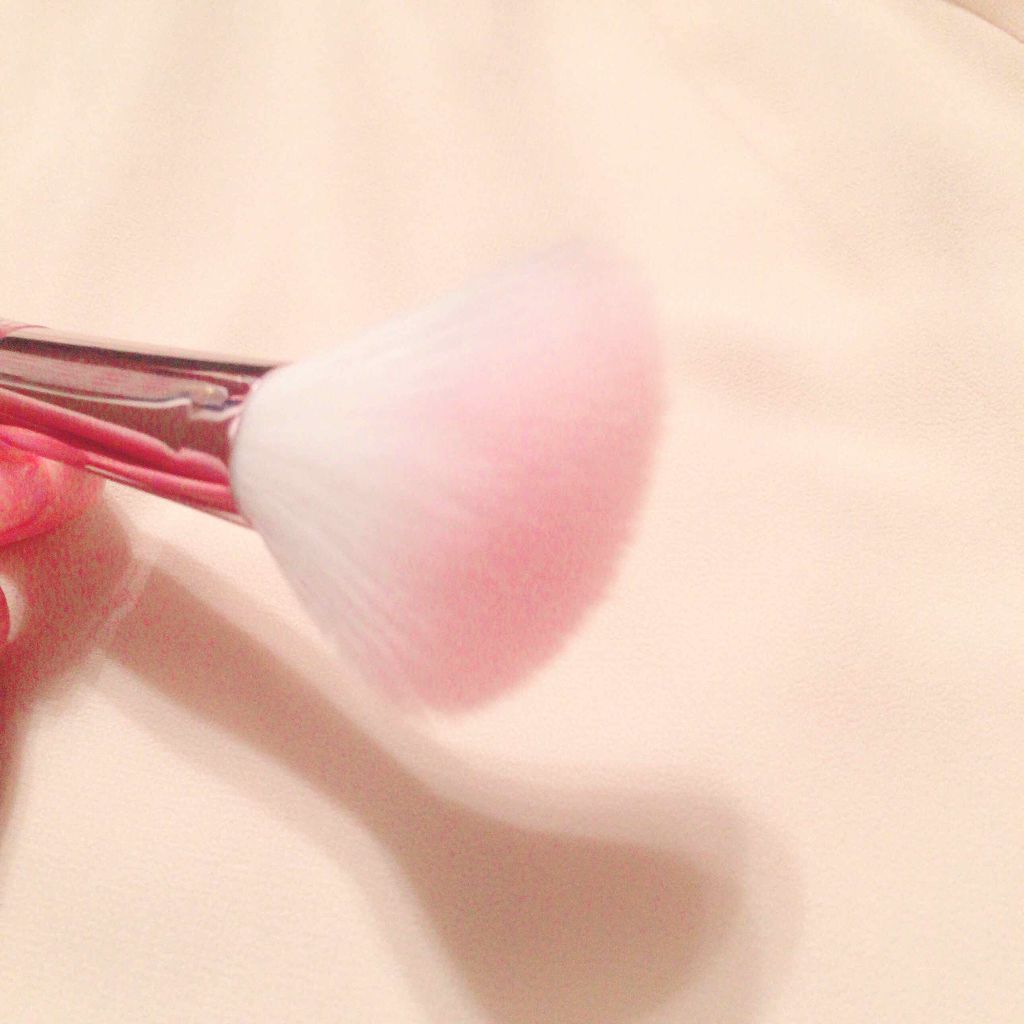 メイクブラシ(グリッター)/DAISO/メイクブラシを使ったクチコミ(3枚目)