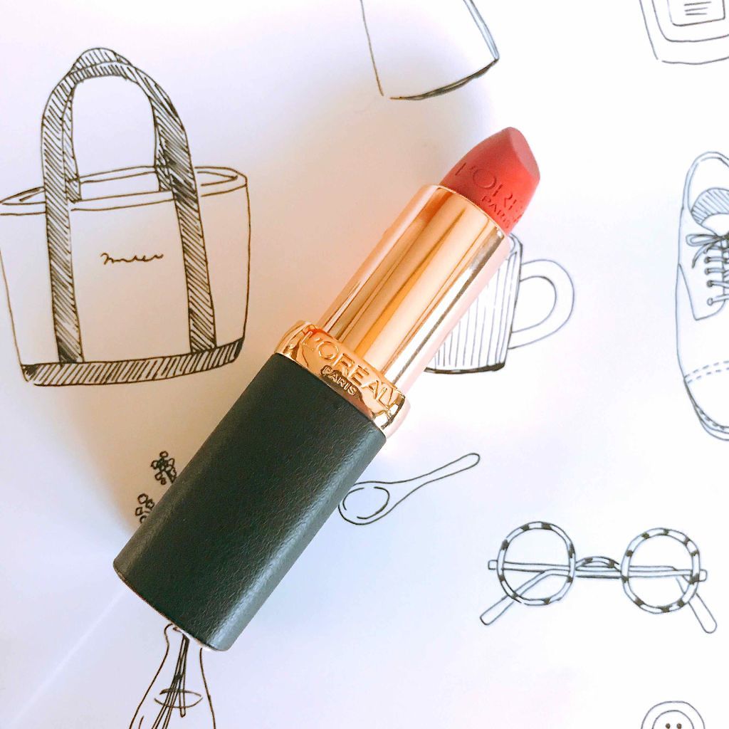 カラーリッシュモイストマットN/ロレアル パリ/口紅を使ったクチコミ（1枚目）