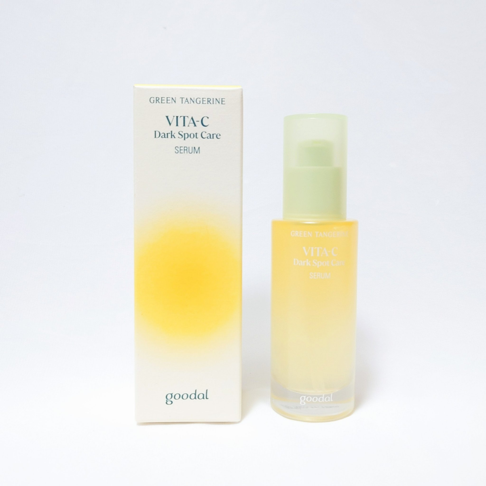 グリーンタンジェリン ビタC ダークスポットケアセラム/goodal/美容液を使ったクチコミ（1枚目）