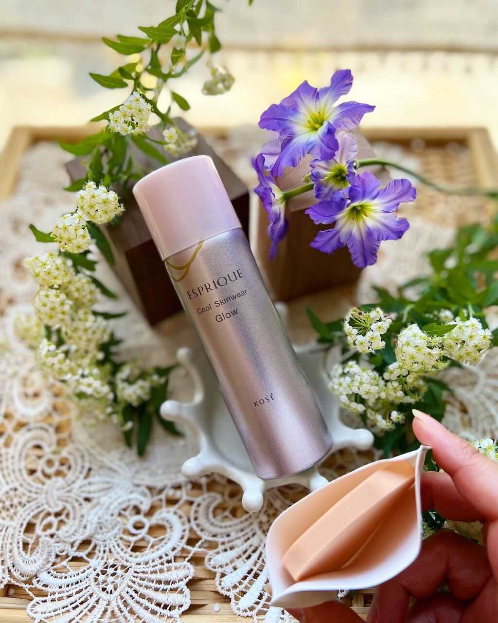 クールスキンウェアグロウ 02 ヌードベージュ/ESPRIQUE/化粧下地を使ったクチコミ（1枚目）