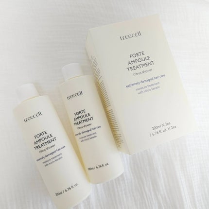 フォルテ アンプル トリートメント/treecell/洗い流すヘアトリートメントを使ったクチコミ(1枚目)