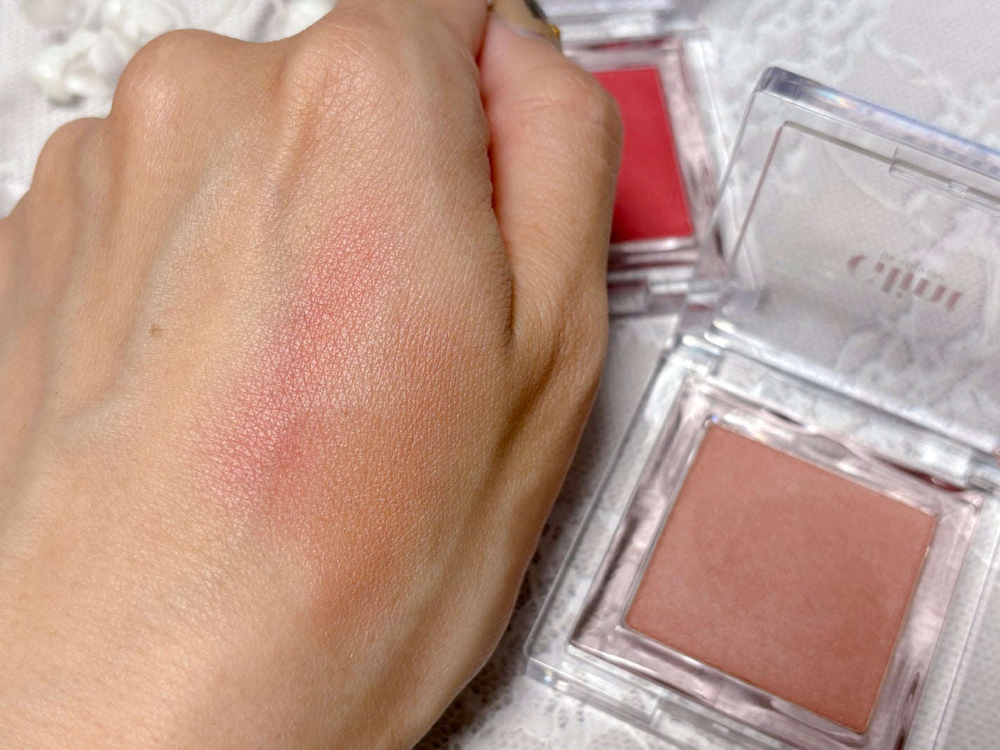 ベイクドブラッシュ/Glint/パウダーチークを使ったクチコミ(3枚目)