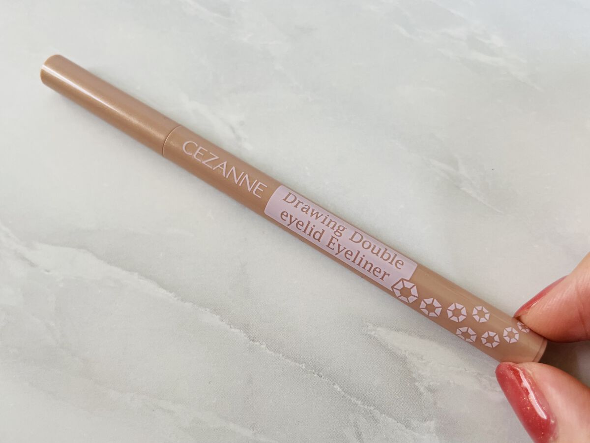 描くふたえアイライナー/CEZANNE/リキッドアイライナーを使ったクチコミ（1枚目）