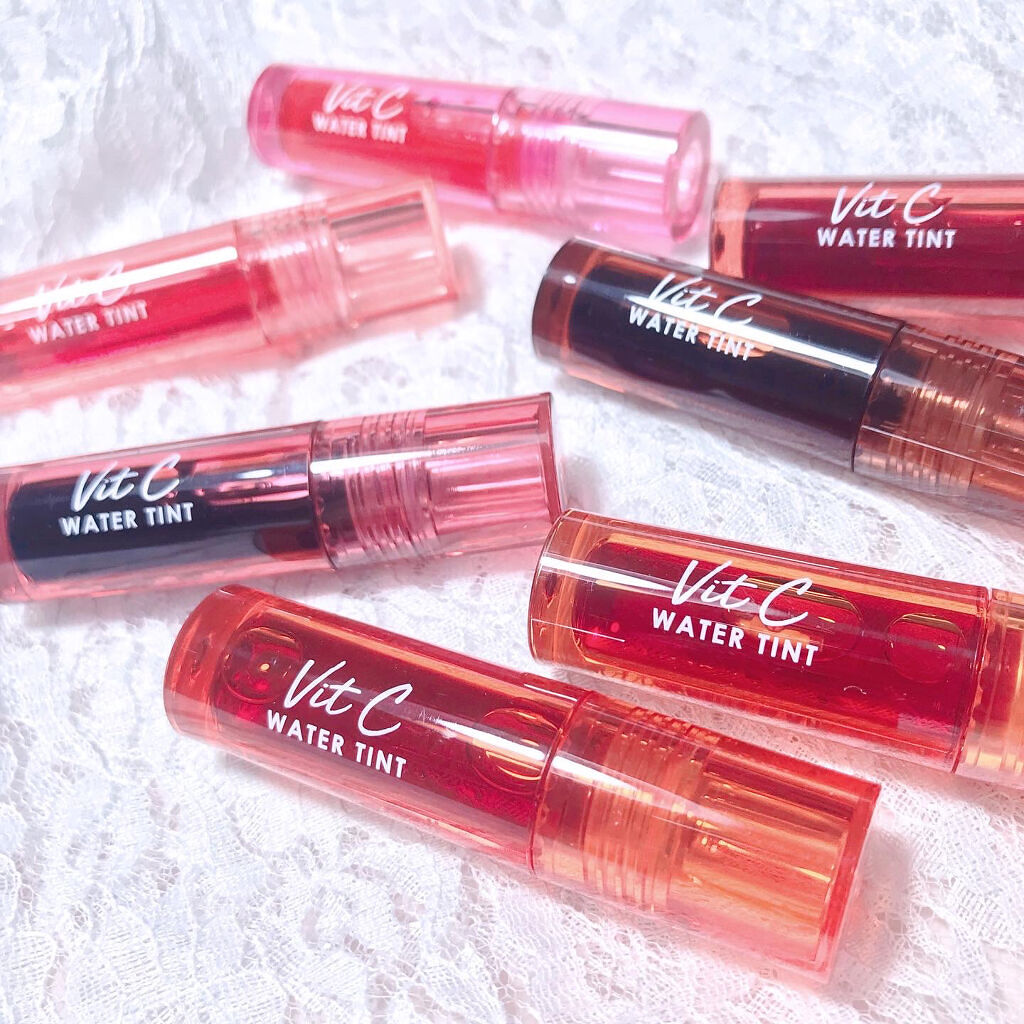 Vit C ウォーターティント 04 Tangerine/CathyDoll/リップティントを使ったクチコミ（1枚目）