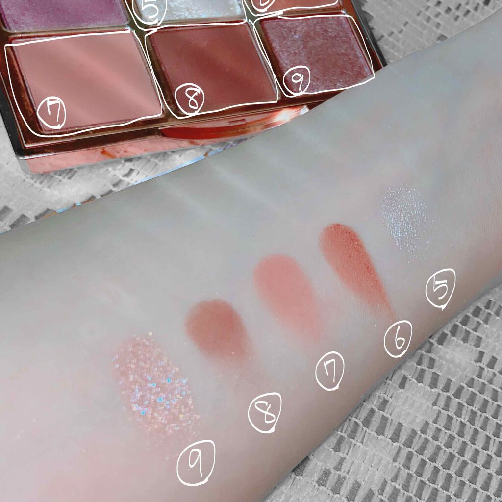 VenusMarble 9色アイシャドウパレット/Venus Marble/アイシャドウパレットを使ったクチコミ（3枚目）