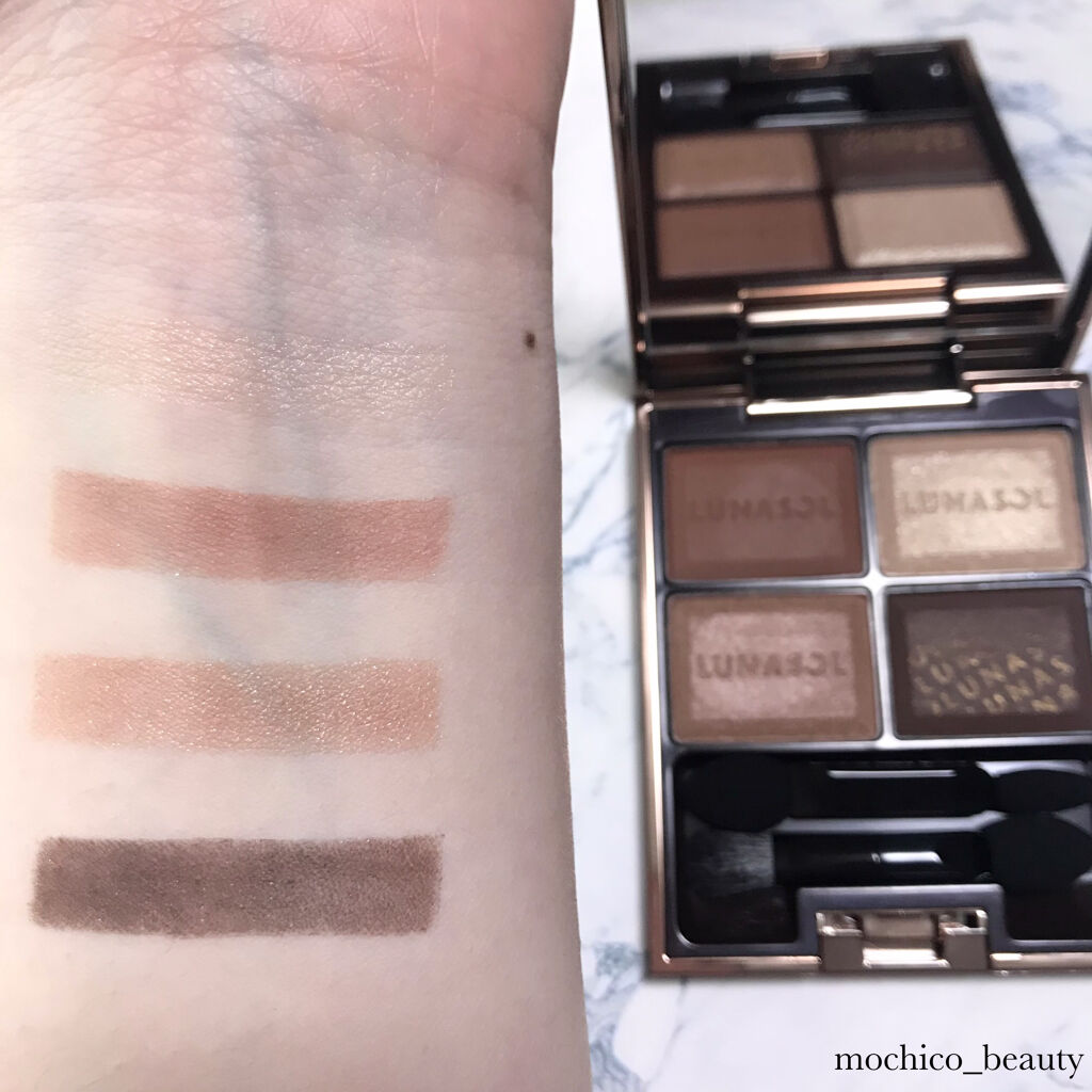 セレクション・ドゥ・ショコラアイズ/LUNASOL/アイシャドウパレットを使ったクチコミ（3枚目）