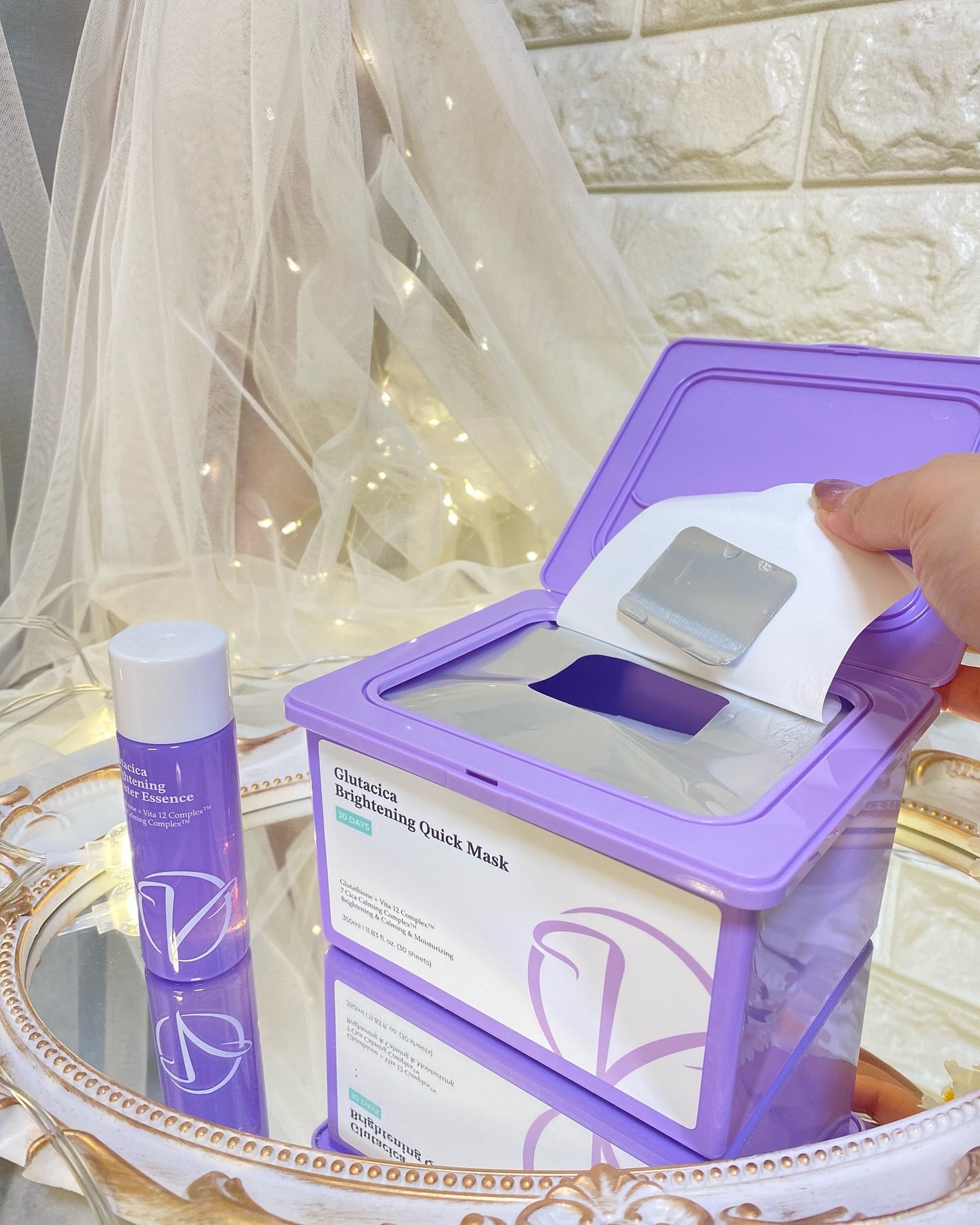 グルタシカ ブライトニングクイックマスク/Dr.Viuum/シートマスク・パックを使ったクチコミ(2枚目)