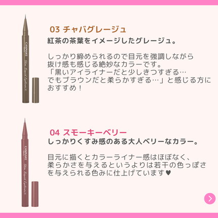 スリムリキッドアイライナー/キャンメイク/リキッドアイライナーを使ったクチコミ(2枚目)
