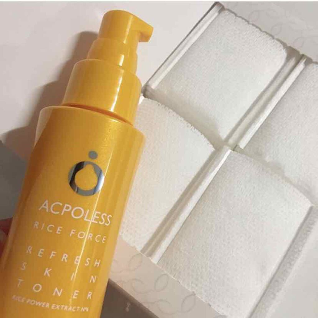 アクポレス リフレッシュスキントナー/ライスフォース/化粧水を使ったクチコミ（1枚目）