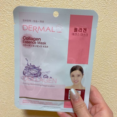 Dermal Collagen Essence Mask	のクチコミ「DermalCollagen Essence Mask

ピーチ？の甘い優しい香りのするマスク.....」（1枚目）