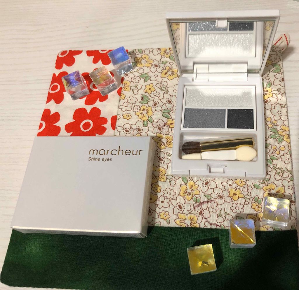 シャインアイズ/marcheur（マルシュール）/アイシャドウパレットを使ったクチコミ（1枚目）
