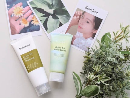 グリーンティーウォーターボム/Bonajour/フェイスクリームを使ったクチコミ(1枚目)