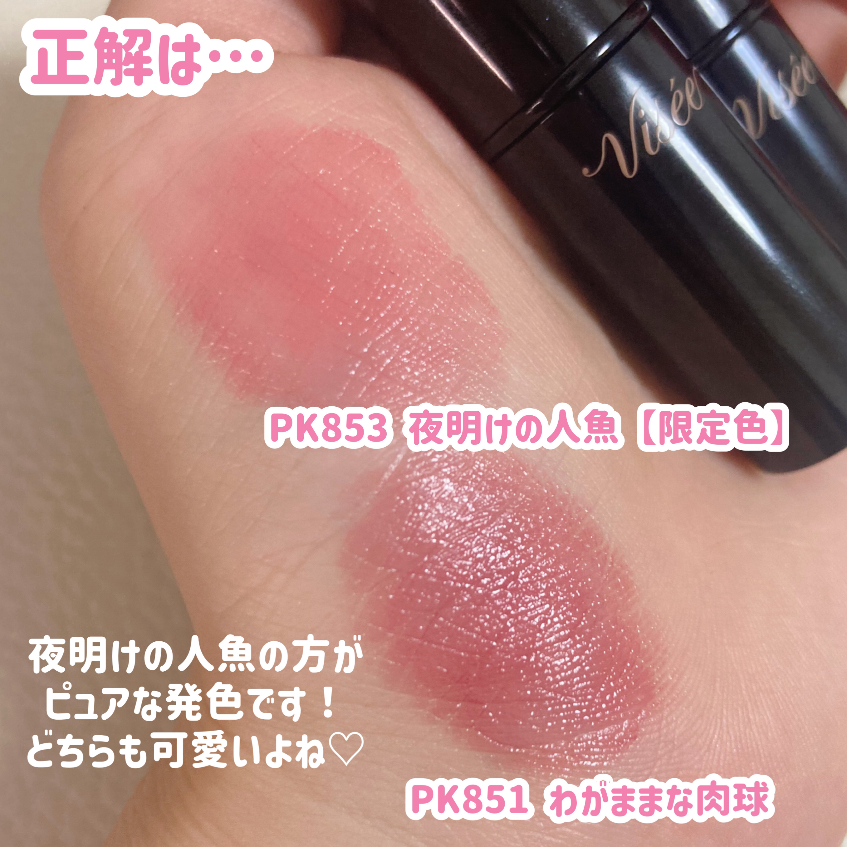 ネンマクフェイク ルージュ/Visée/口紅を使ったクチコミ（2枚目）