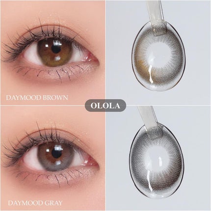 デームードブラウンマンスリー (DAYMOOD BROWN monthly)/OLOLA/1ヶ月(1MONTH)カラコンを使ったクチコミ(7枚目)