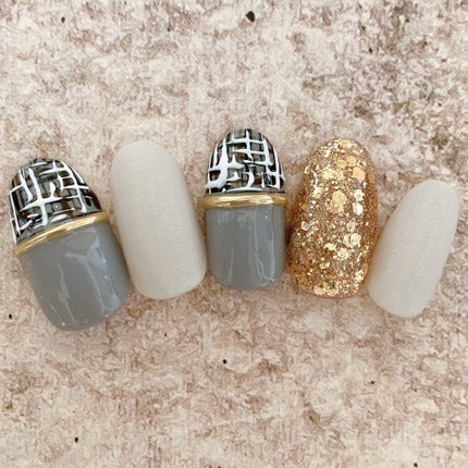 ミラーパウダー/プリジェル/ネイルシールを使ったクチコミ(1枚目)