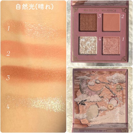 シャドーフラッシュ /MAJOLICA MAJORCA/アイシャドウパレットを使ったクチコミ(5枚目)