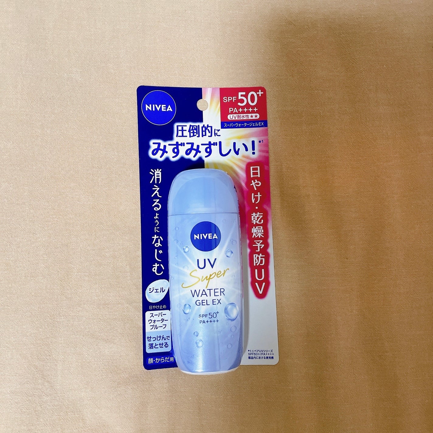 ニベアUV ウォータージェルEX/ニベア/日焼け止めジェルを使ったクチコミ(1枚目)