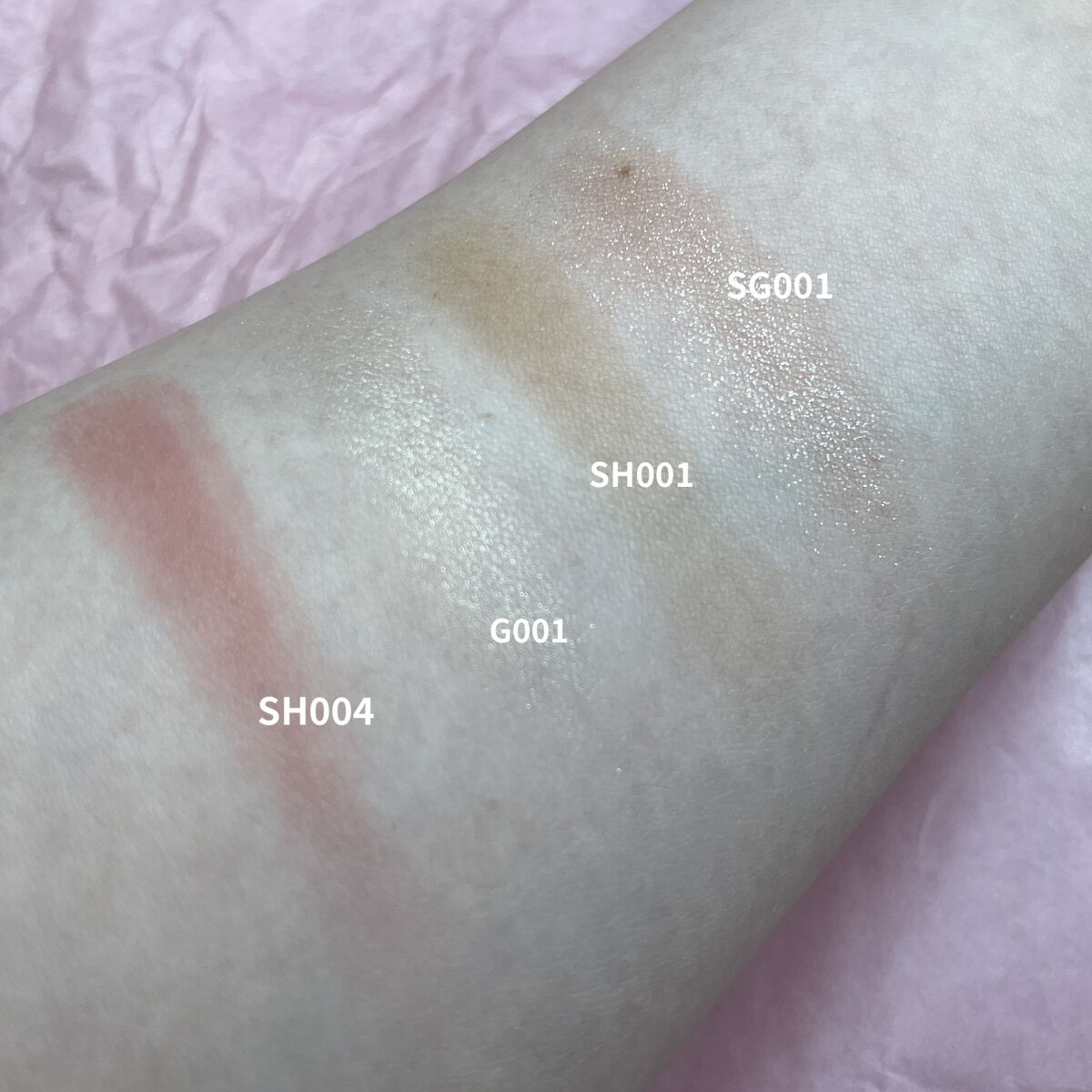 ニューデップスアイシャドウ SH001 クラッシー/hince/単色アイシャドウを使ったクチコミ（3枚目）