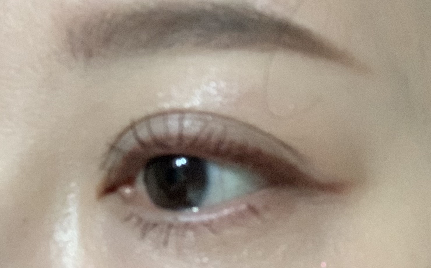 ジェルアイライナー 90 テラコッタブラウン/CEZANNE/ジェルアイライナーを使ったクチコミ（1枚目）