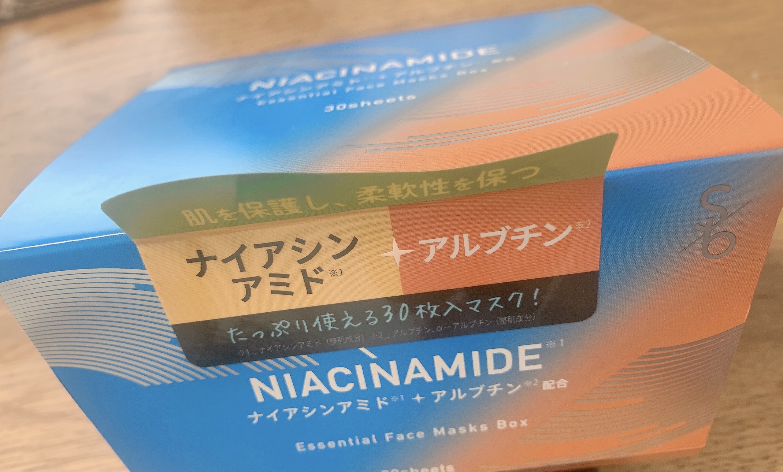 ナイアシンアミド エッセンシャルフェイスマスク/sokko beauty/シートマスク・パックを使ったクチコミ（1枚目）