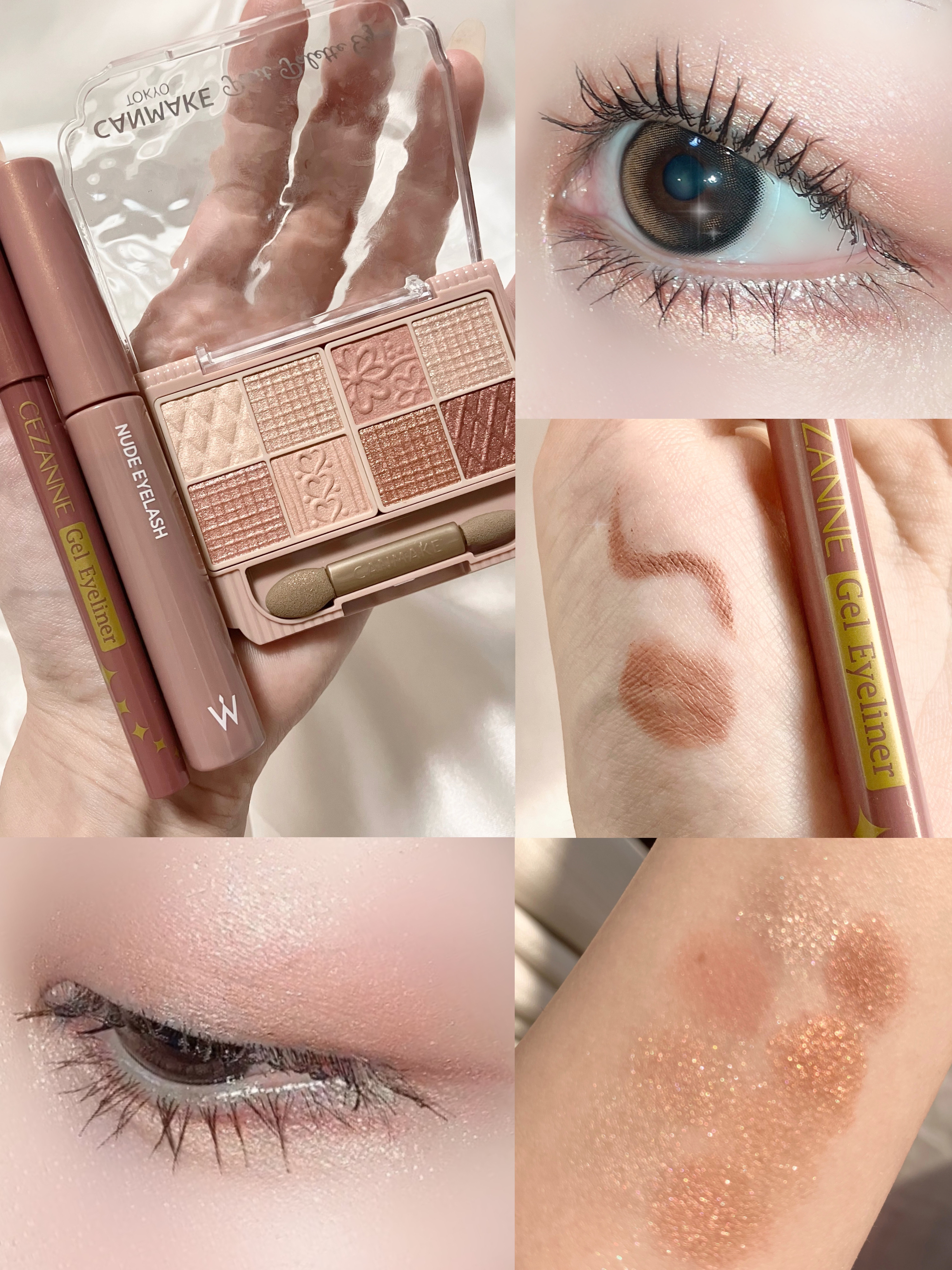 ジェルアイライナー/CEZANNE/ジェルアイライナーを使ったクチコミ（3枚目）