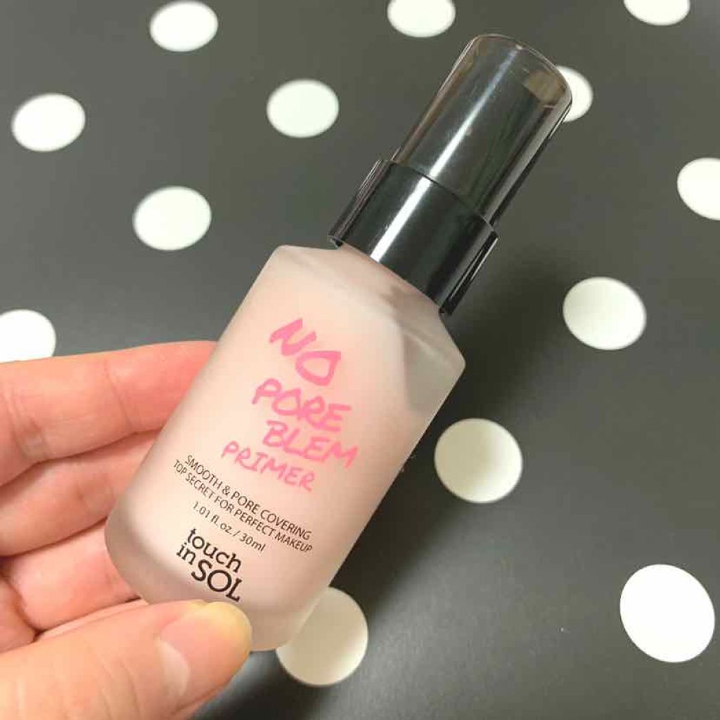 タッチインソール ノーポアブレムプライマー/touch in SOL /化粧下地を使ったクチコミ（1枚目）