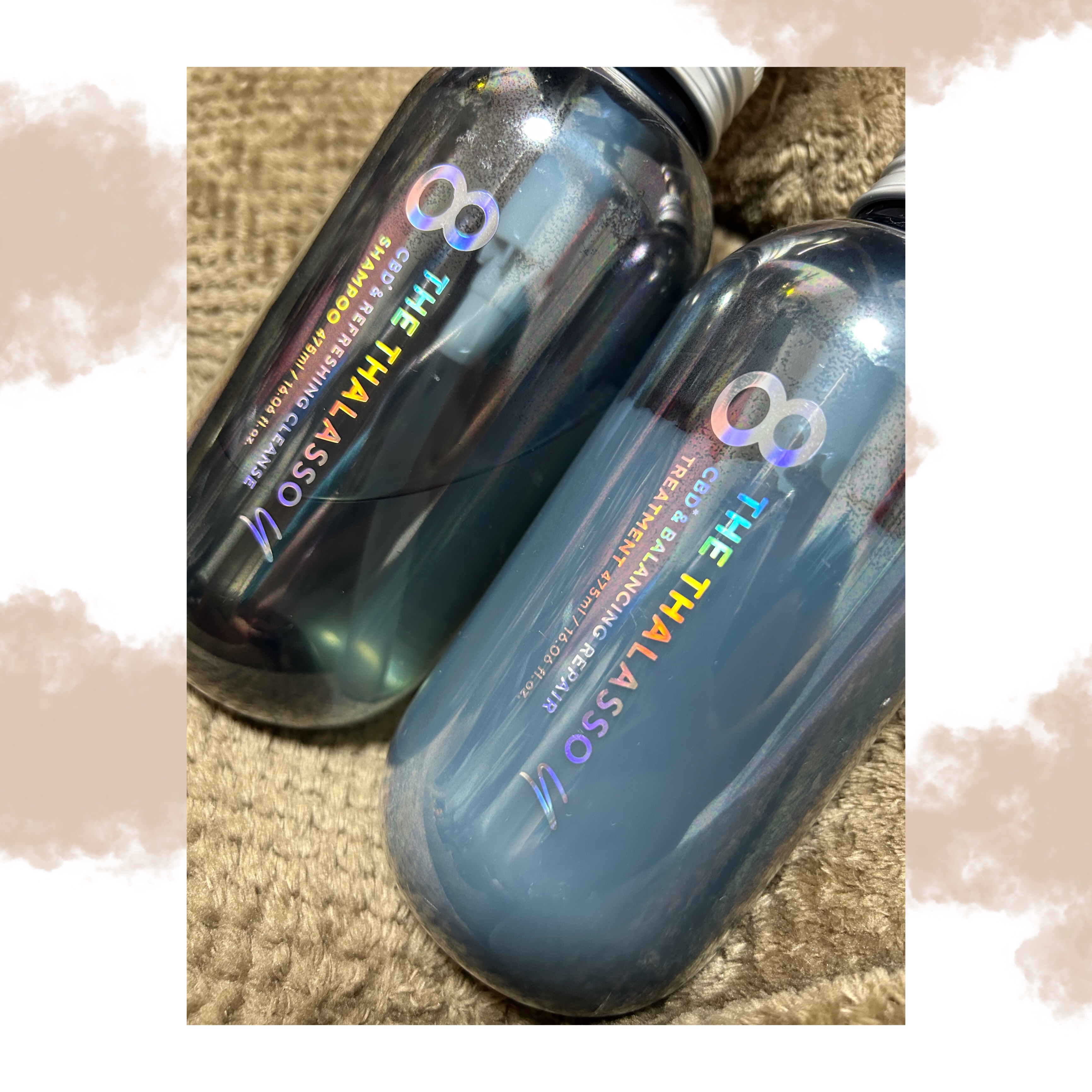 エイトザタラソ ユー CBD＆リフレッシング クレンズ 美容液シャンプー／CBD＆バランシング ダメージリペア 美容液ヘアトリートメント/エイトザタラソ/市販シャンプーを使ったクチコミ（1枚目）