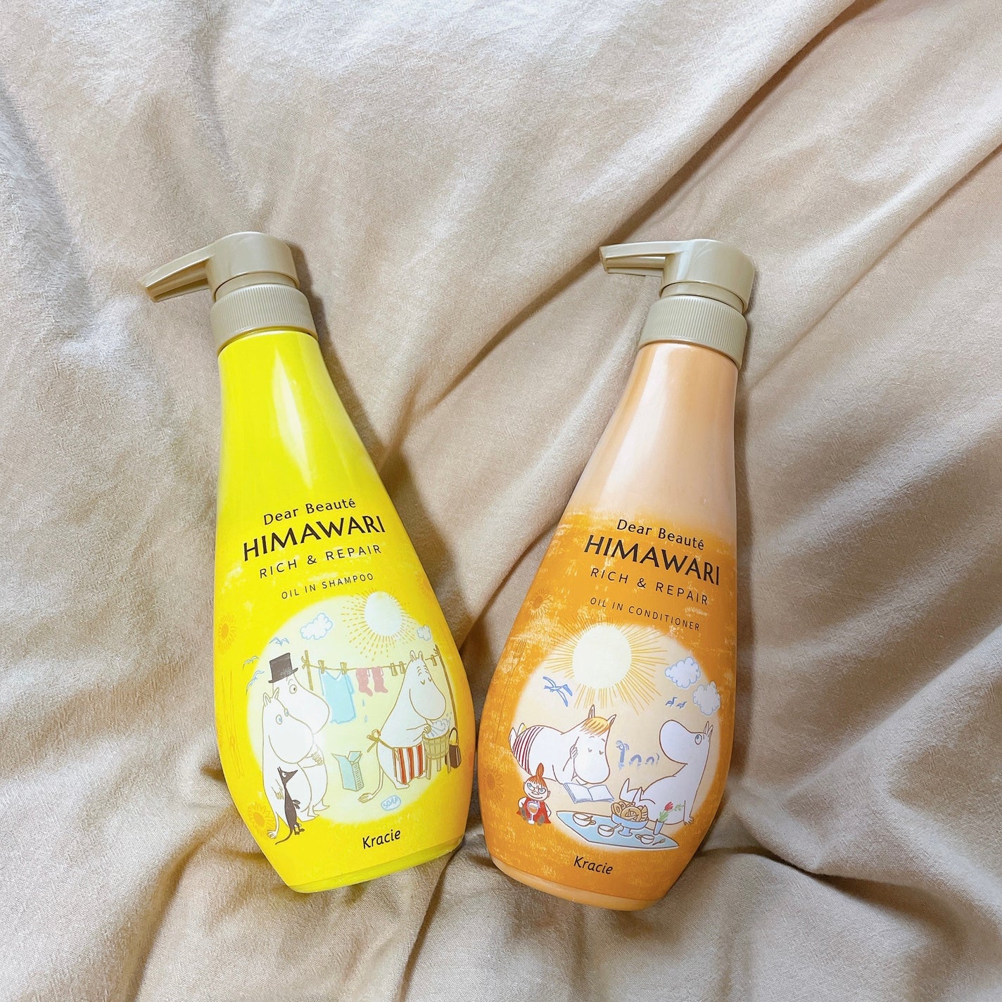 オイルインシャンプー/オイルインコンディショナー(リッチ&リペア)/ディアボーテ/市販シャンプーを使ったクチコミ(1枚目)