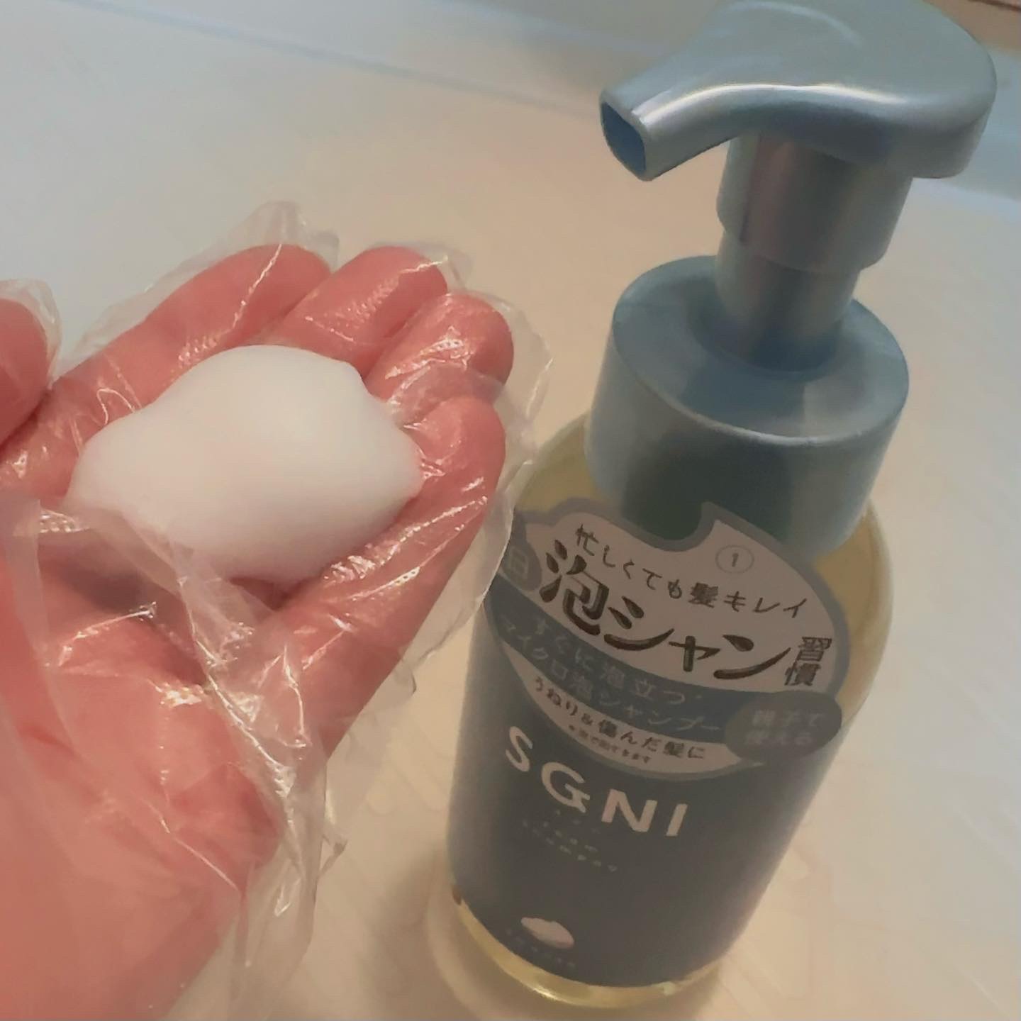 スムース泡シャンプー〈ホワイトティーの香り〉/SGNI/市販シャンプーを使ったクチコミ（2枚目）