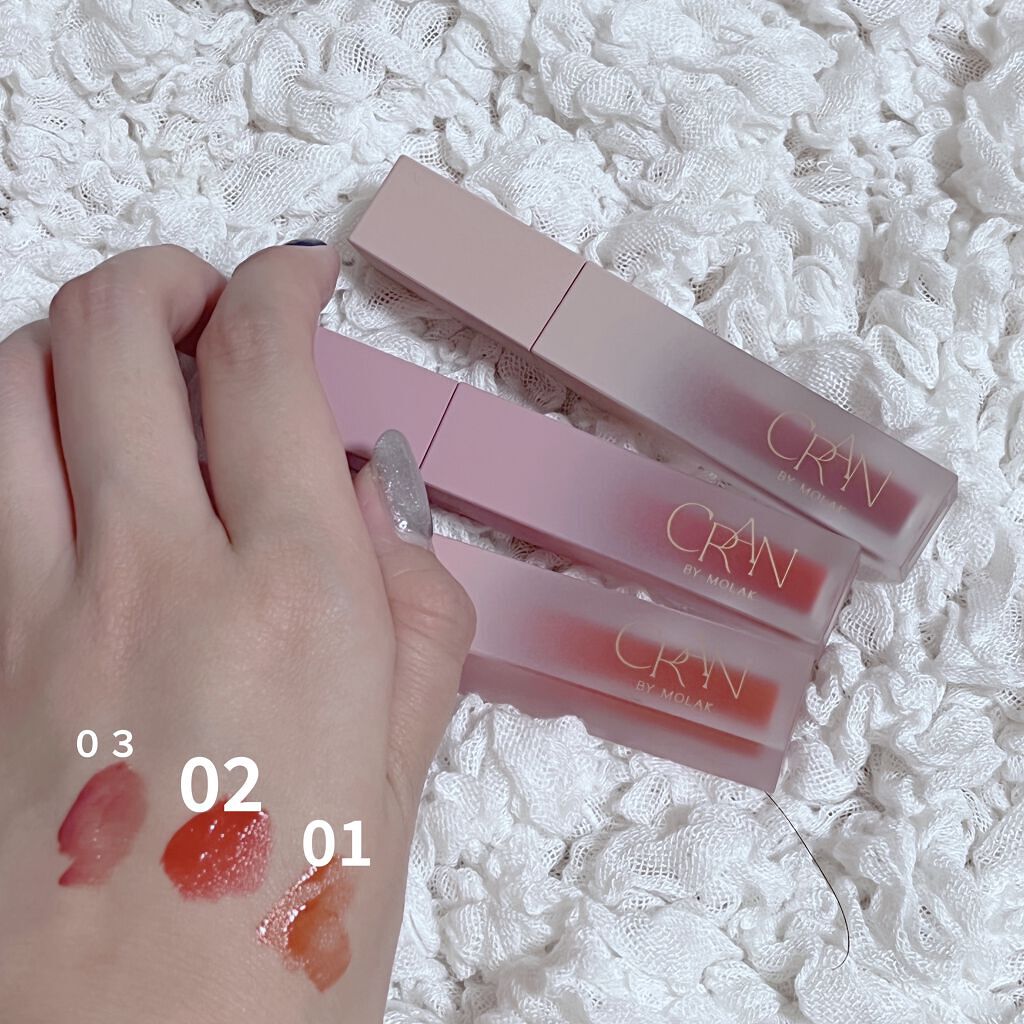 BLOOM JELLY TINT /CRAN BY MOLAK /口紅を使ったクチコミ（3枚目）