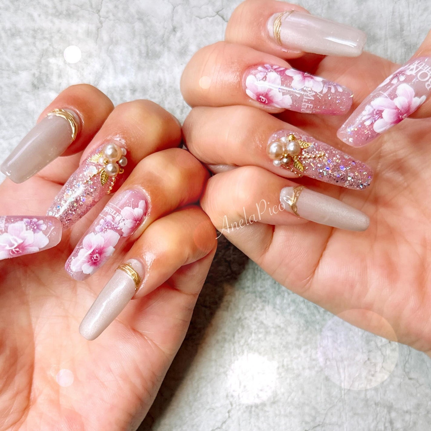 mamico on LIPS 「春ネイル🌸🌸🗼ArkeyTokyo🗼アンバサダーのmamico..」(1枚目)