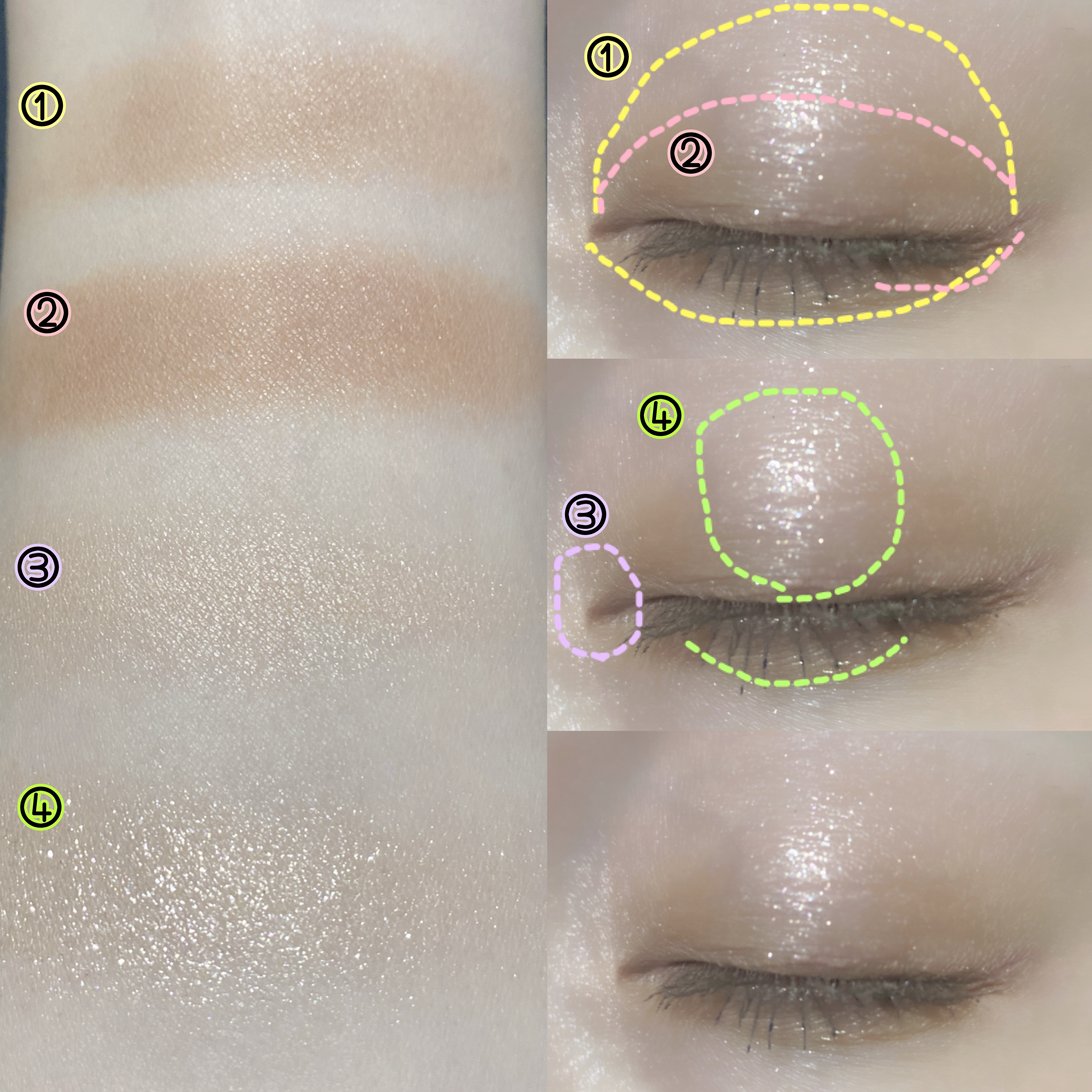 ケイト ポッピングシルエットシャドウ/KATE/アイシャドウパレットを使ったクチコミ（3枚目）