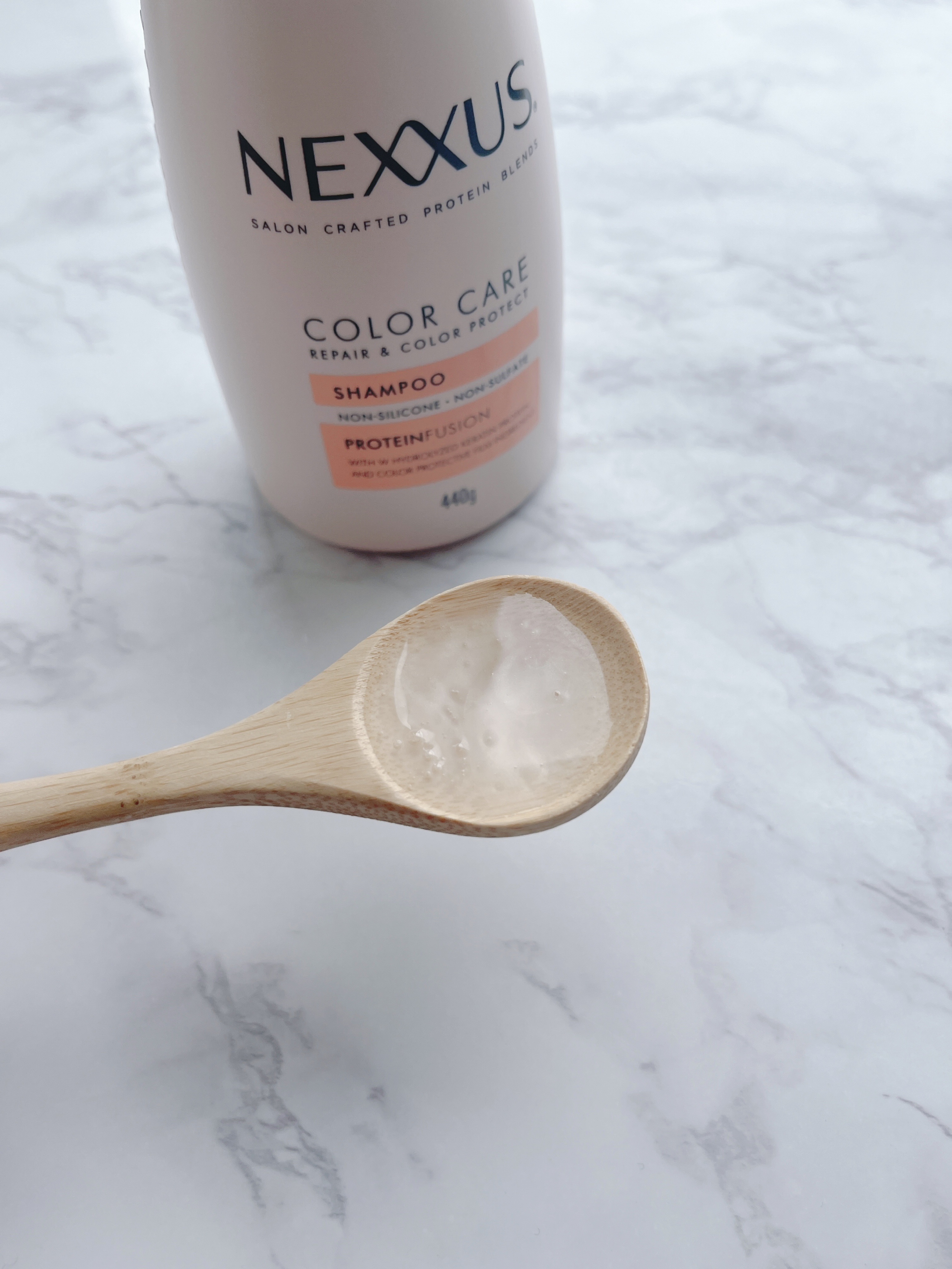 ネクサス リペアアンドカラープロテクト 洗い流すトリートメント ヘアマスク/NEXXUS(ネクサス)/ヘアマスク・ヘアパックを使ったクチコミ（2枚目）