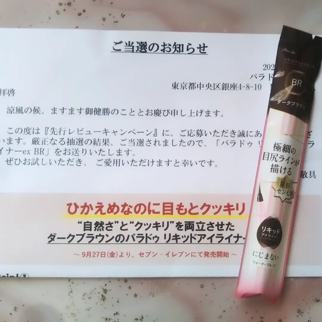 リキッドアイライナー ex/パラドゥ/リキッドアイライナーを使ったクチコミ（2枚目）