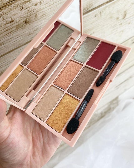 イロアソビ 6色アイパレット/iroasobi/アイシャドウパレットを使ったクチコミ(4枚目)