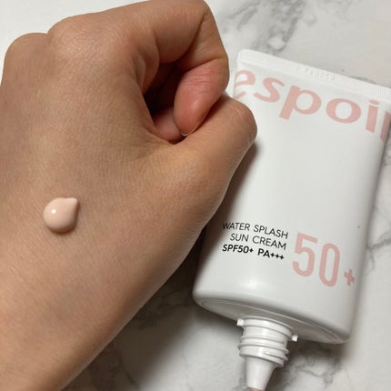 ウォータースプラッシュサンクリーム/espoir/日焼け止め・UVケアを使ったクチコミ(2枚目)