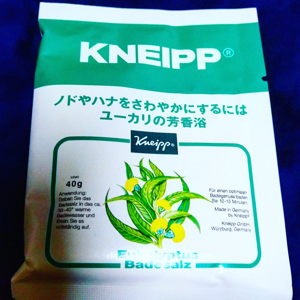 クナイプ バスソルト ユーカリの香り/クナイプ/無機塩系入浴剤を使ったクチコミ(1枚目)