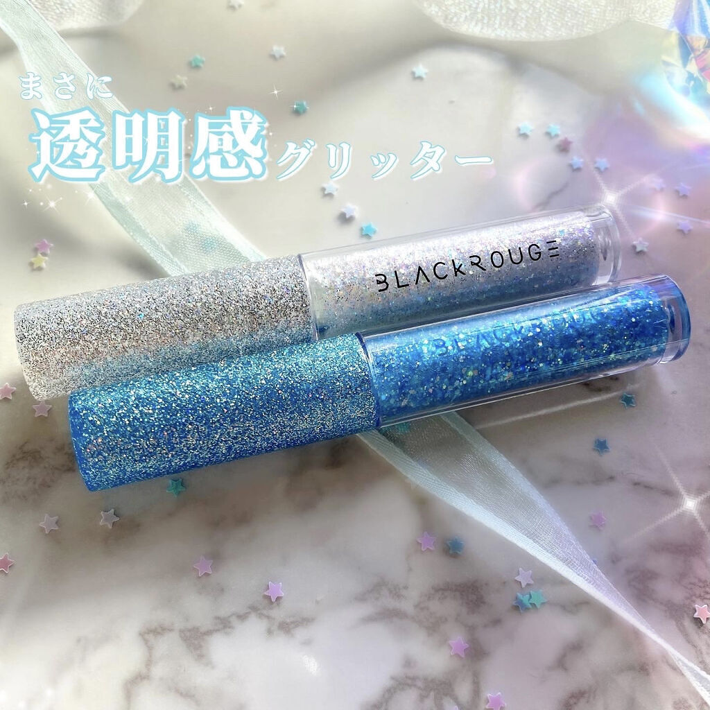 パールブリー アイグリッター  トライアングル GT01 グラスレインボー/BLACK ROUGE/グリッターを使ったクチコミ（1枚目）