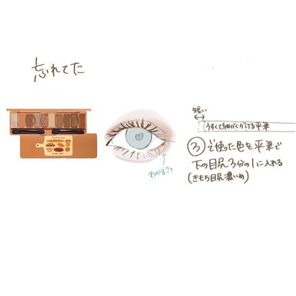 パーフェクトマルチアイズ/キャンメイク/アイシャドウパレットを使ったクチコミ(3枚目)