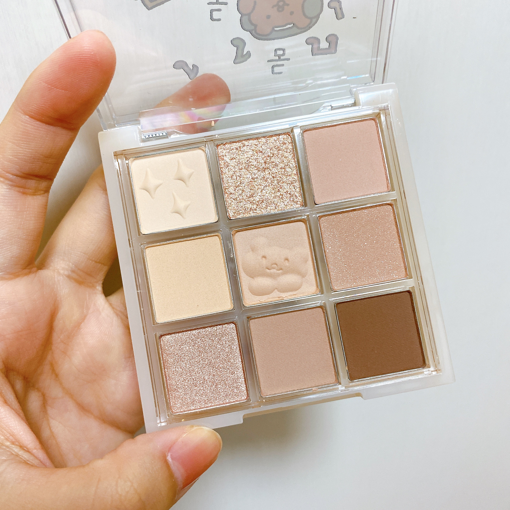 プレイカラーアイズ　ベアクーで塗れクー/ETUDE/アイシャドウパレットを使ったクチコミ（3枚目）