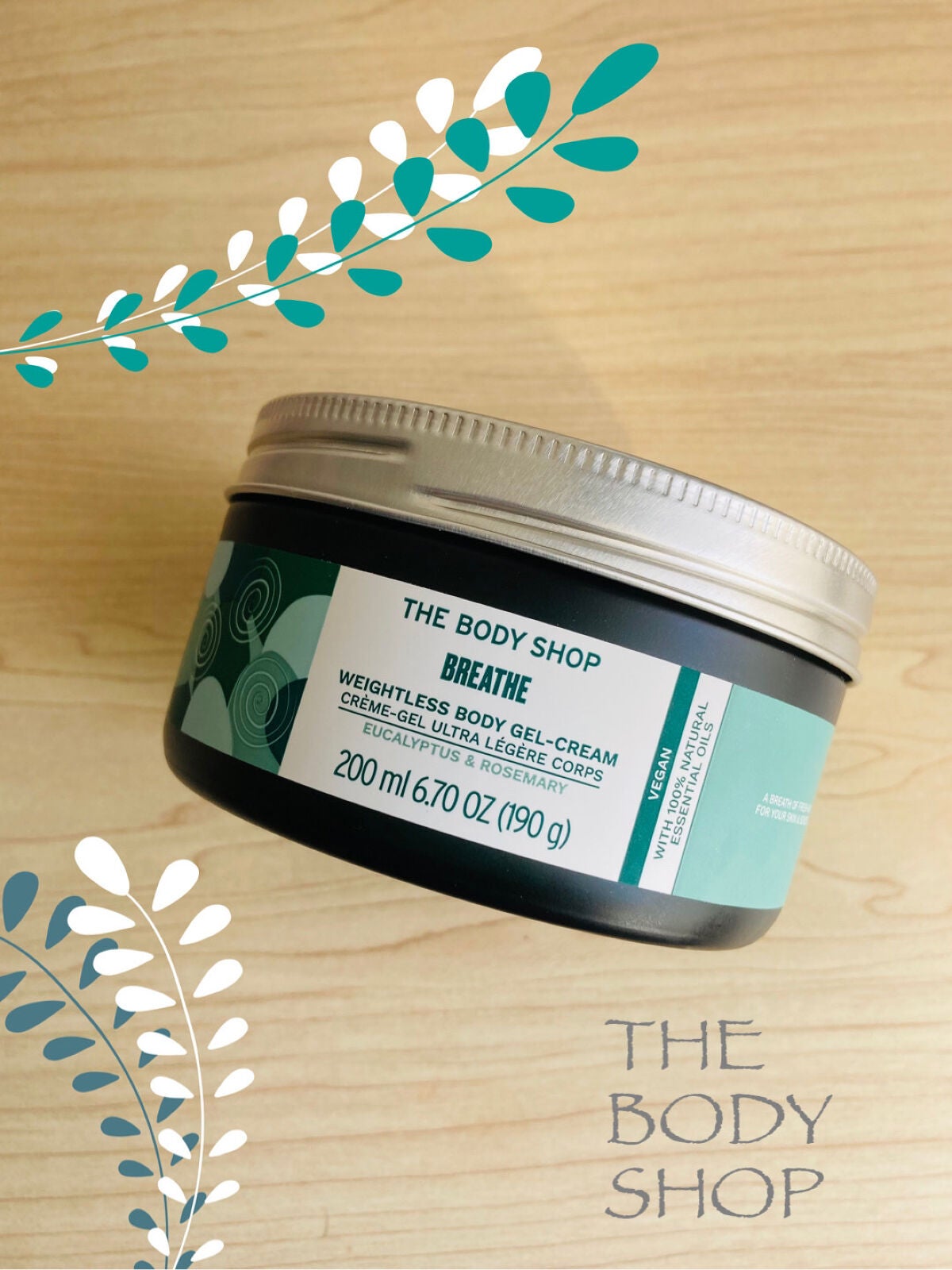 ウェルネス ボディジェルクリーム ユーカリ& ローズマリー/THE BODY SHOP/ボディクリームを使ったクチコミ(1枚目)