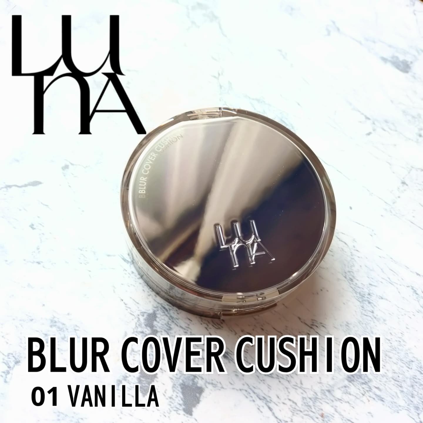 ブラーカバークッション/LUNA/クッションファンデーションを使ったクチコミ（1枚目）