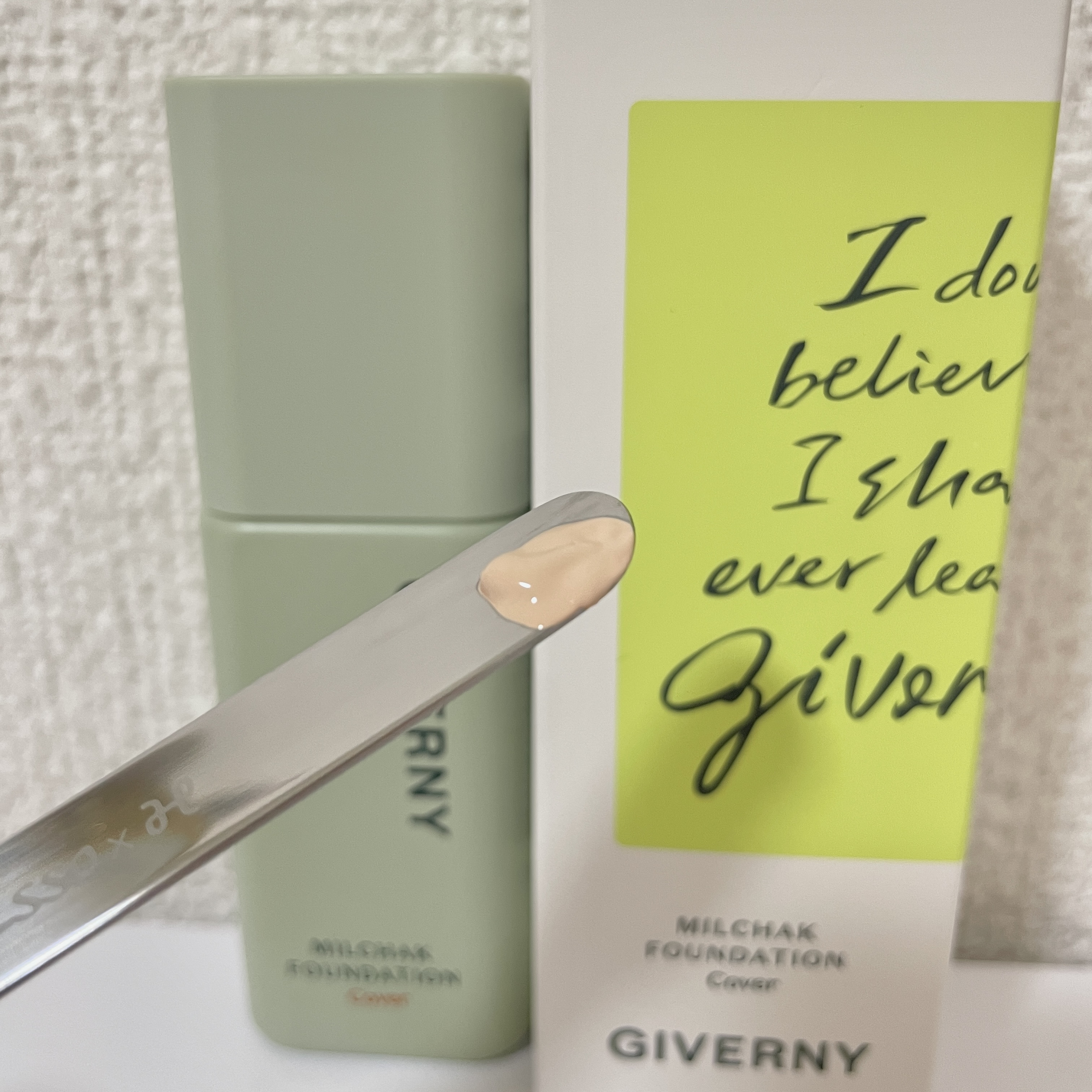 ジヴェルニー 密着カバーファンデーション/GIVERNY/リキッドファンデーションを使ったクチコミ（2枚目）